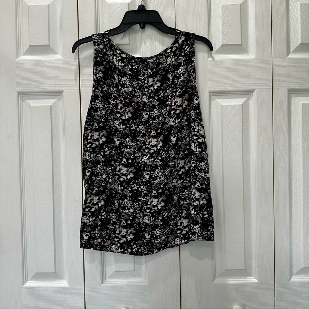Sonoma Black and White Floral Blouse - Picture 2 of 3